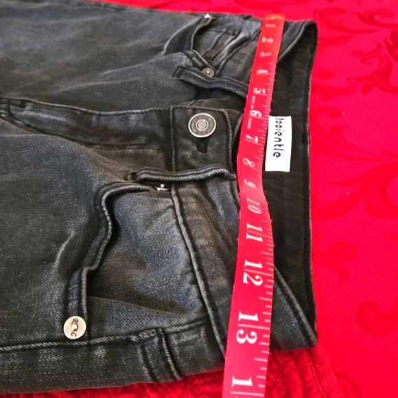 Recientle (Recent) Black Denim Skinny Jeans Women size 5/26 - Picture 10 of 12